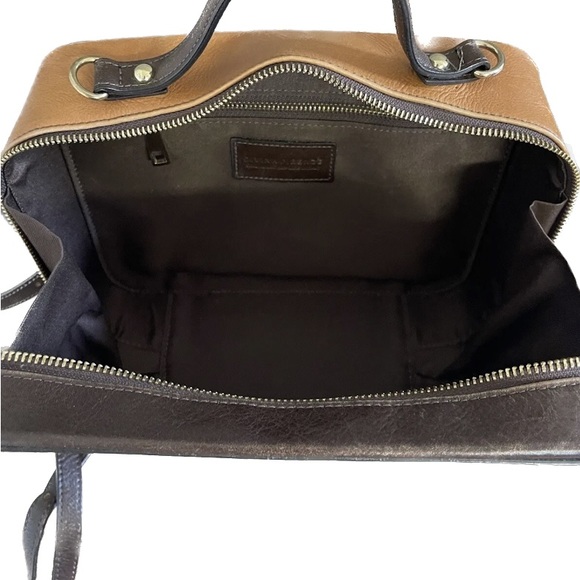 Divina Firenze top handle backpack made in Italy genuine leather - Picture 4 of 5